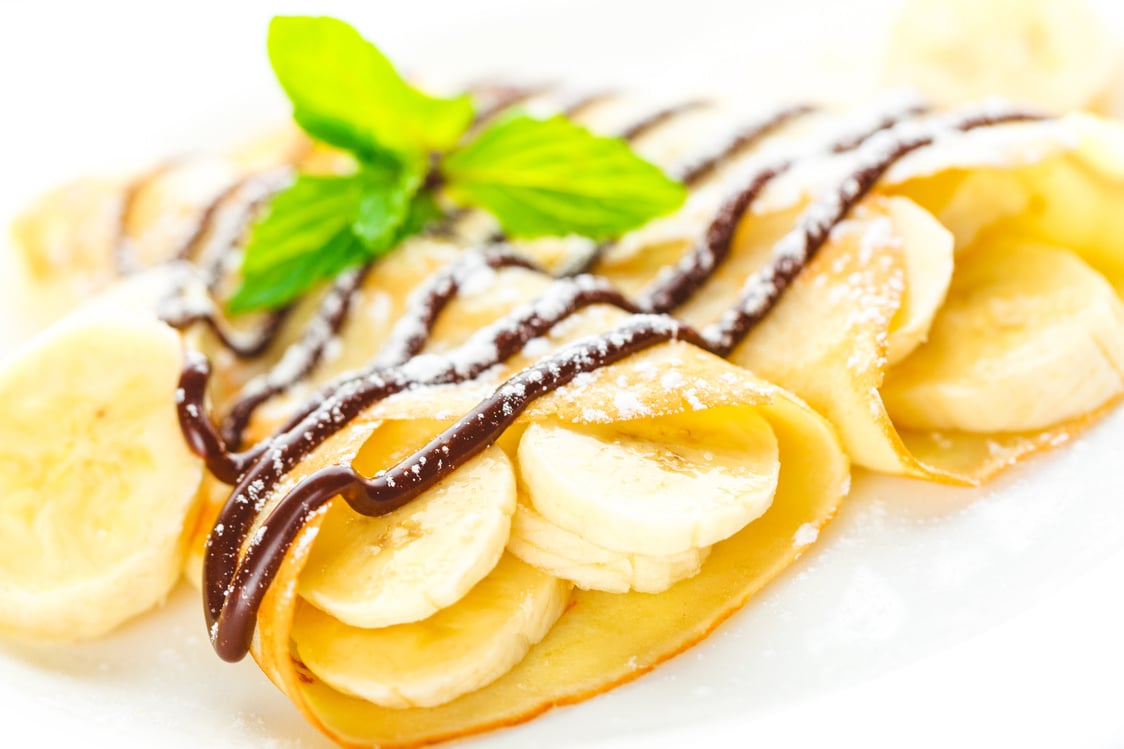 Delicious Banana Crepe