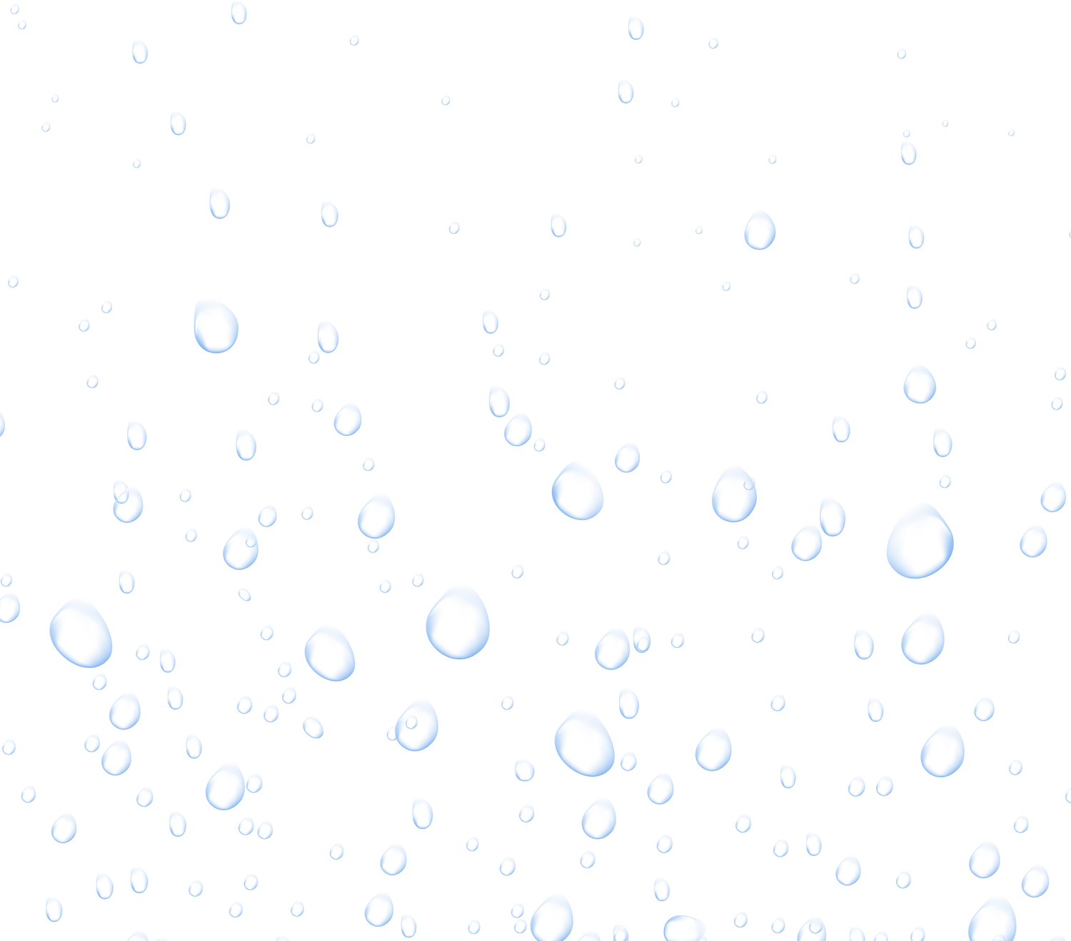 Water drops. Water fizzing bubbles